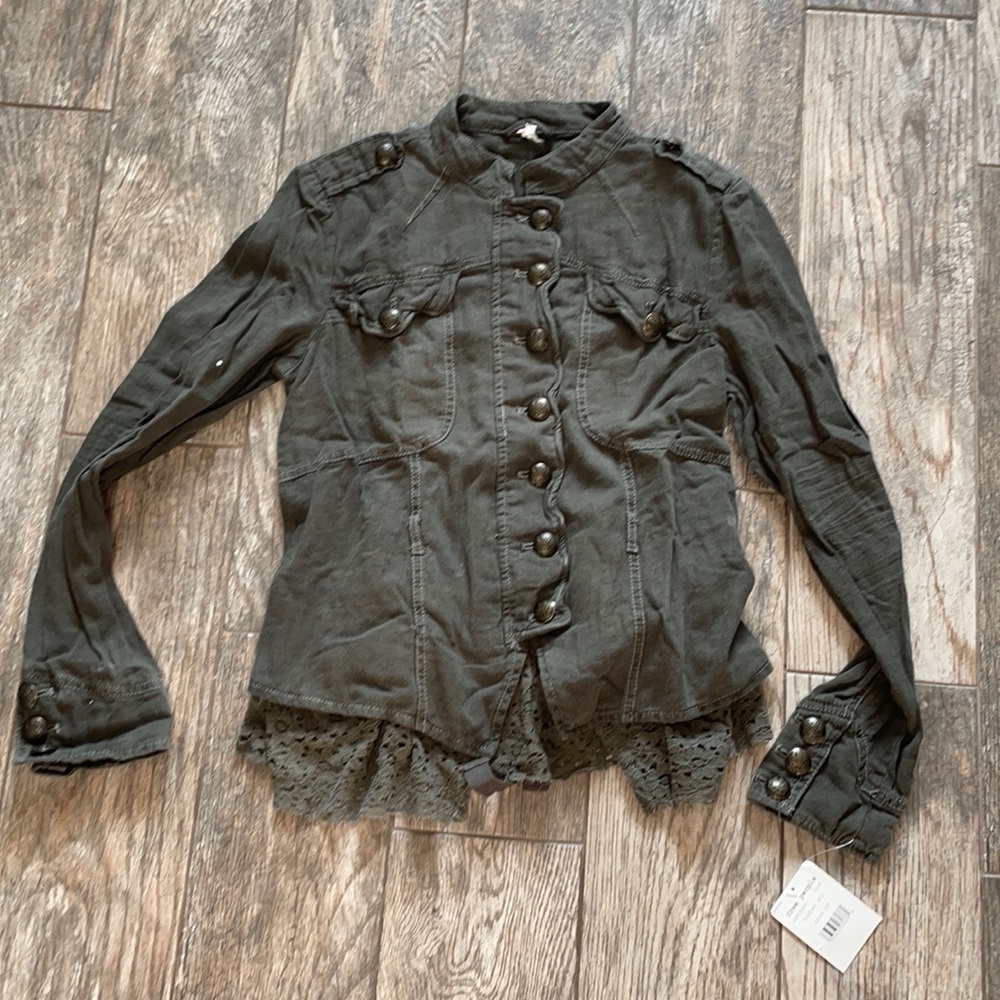 Free People Military Jacket